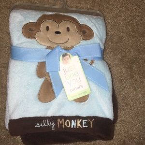 Monkey baby blanket